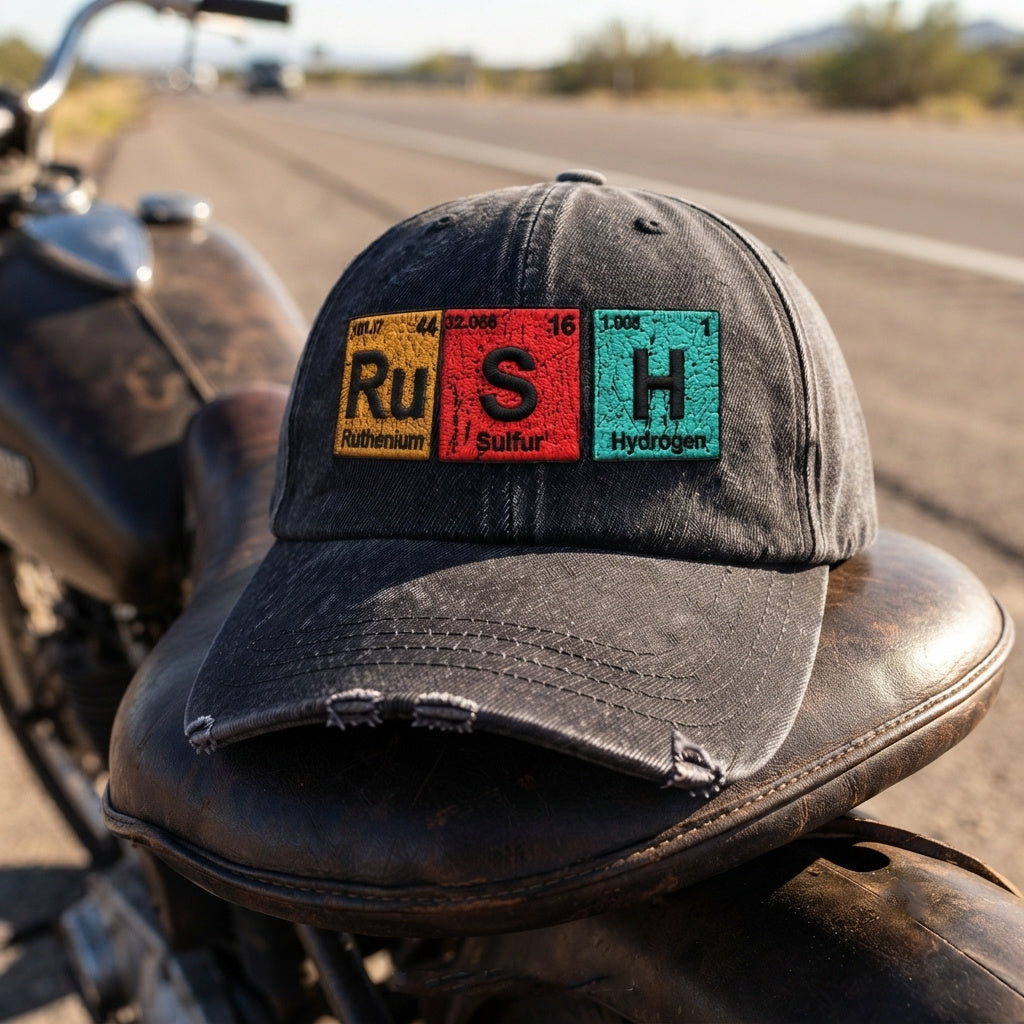 RUS Periodic Elements Logo Denim Cap
