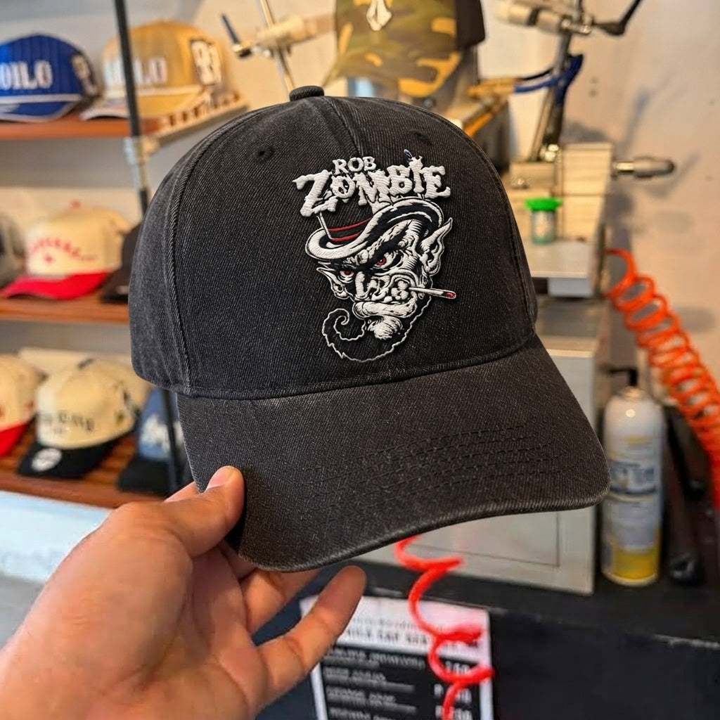 RZO Cowboy Devil Denim Cap