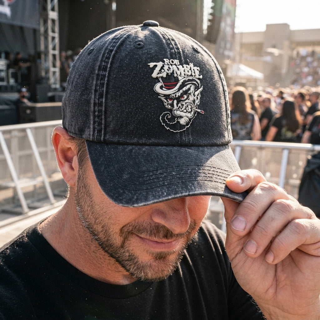 RZO Cowboy Devil Denim Cap