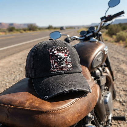 RZO Tarantula Skull Denim Cap