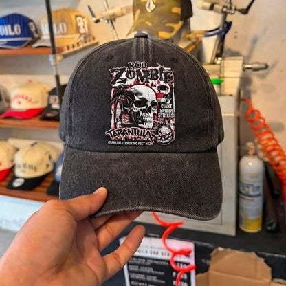 RZO Tarantula Skull Denim Cap