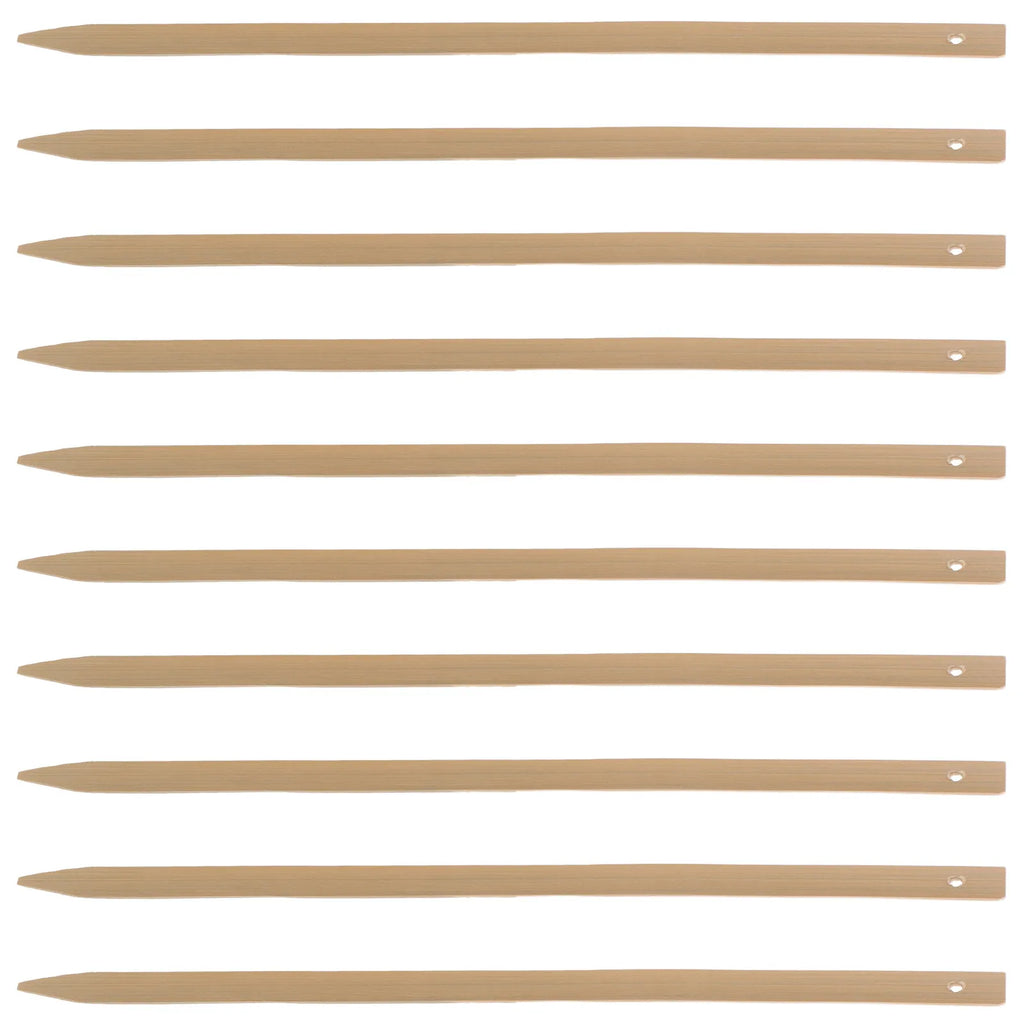 10Pcs Bamboo Fan Grip Handles Wooden Craft Sticks for DIY Handheld Fans Rustic Vintage Wedding Party Supply Fan Making