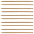 10Pcs Bamboo Fan Grip Handles Wooden Craft Sticks for DIY Handheld Fans Rustic Vintage Wedding Party Supply Fan Making