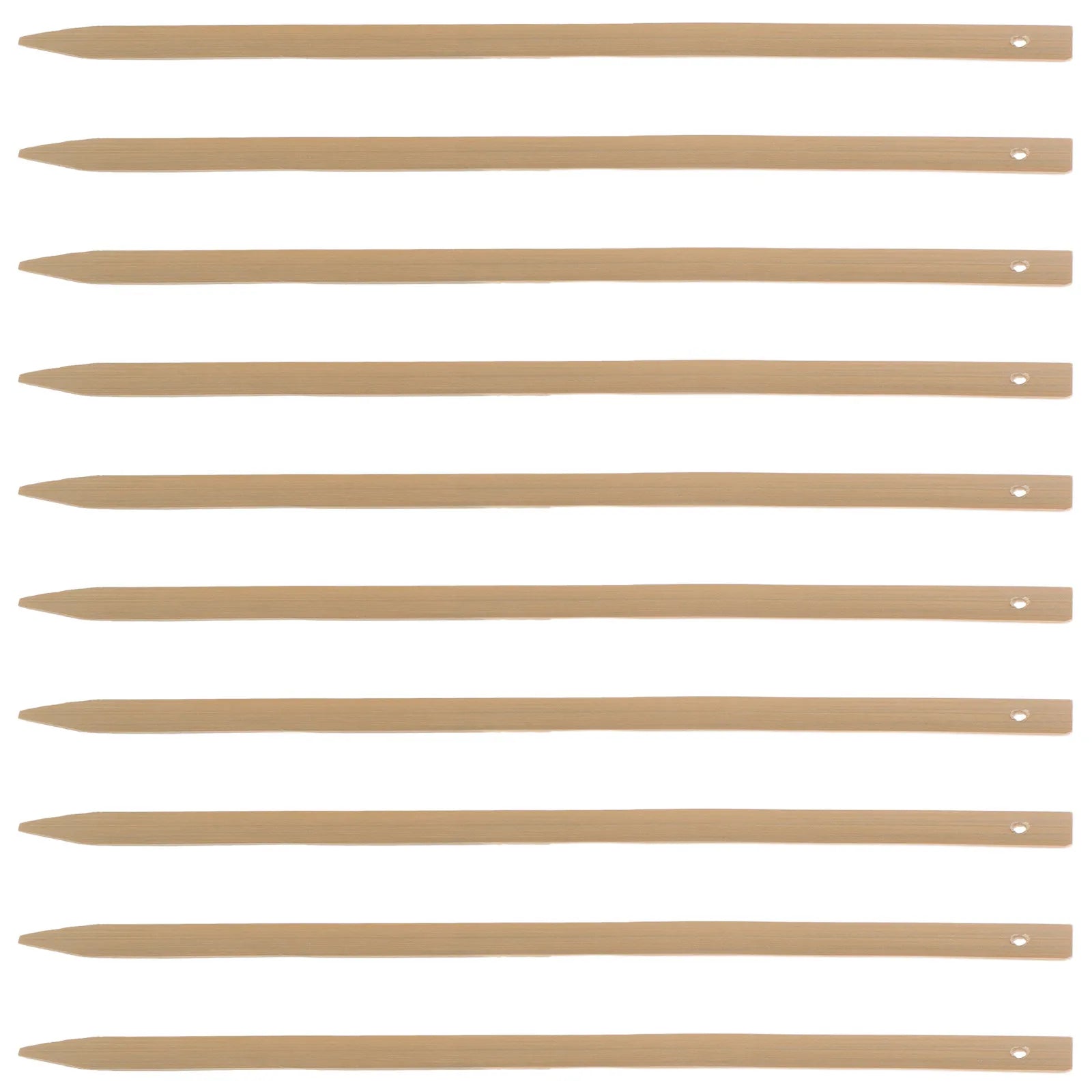 10Pcs Bamboo Fan Grip Handles Wooden Craft Sticks for DIY Handheld Fans Rustic Vintage Wedding Party Supply Fan Making