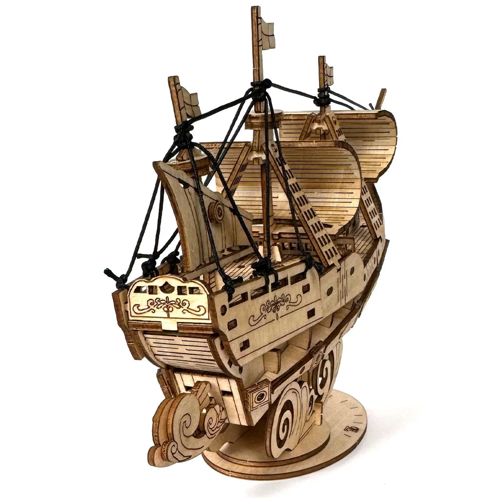 Ocean sailboat 3D  Wooden Puzzle, Scale Model,DIY Model Kit, Handcraft Gift,Home Decoration,Mechanical Toy,Birthday/Chri