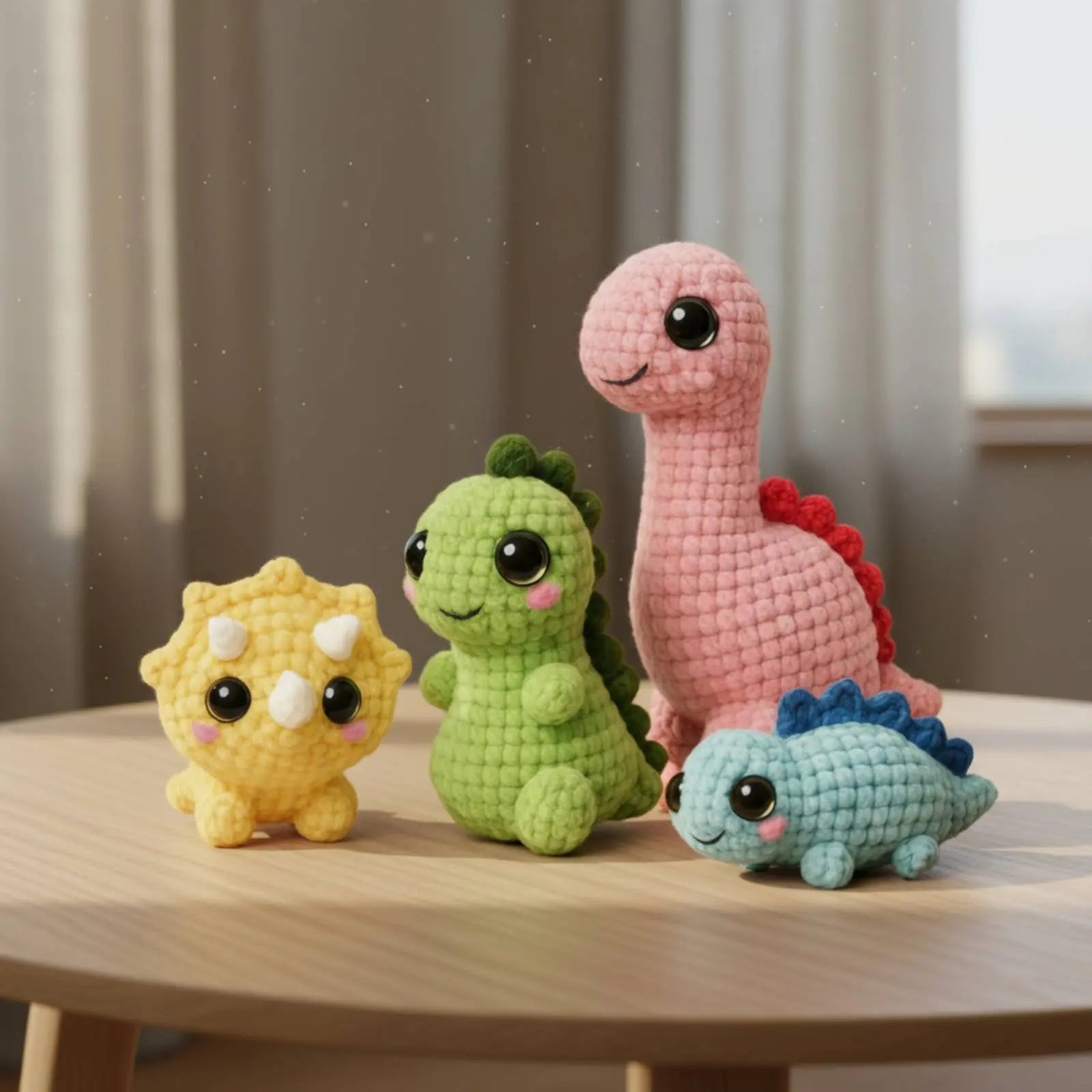 DIY Dinosaur Crochet Kit Includes Instructions & Guide Dinosaur Crochet Kit for Beginners